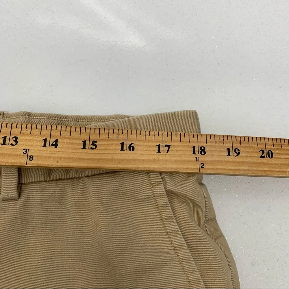 Polo Ralph‎ Lauren Chino Pants Men 36 Khaki Cuffed Beige Business Casual Work